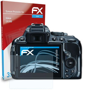 atFoliX FX-Clear Schutzfolie für Nikon D5300