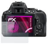Glasfolie atFoliX kompatibel mit Nikon D5500, 9H Hybrid-Glass FX