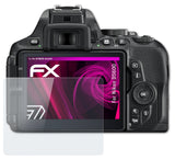 Glasfolie atFoliX kompatibel mit Nikon D5600, 9H Hybrid-Glass FX