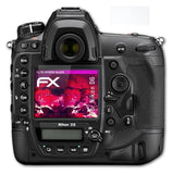Glasfolie atFoliX kompatibel mit Nikon D6, 9H Hybrid-Glass FX (1er Set)