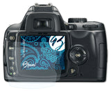 Schutzfolie Bruni kompatibel mit Nikon D60, glasklare (2X)