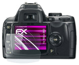 Glasfolie atFoliX kompatibel mit Nikon D60, 9H Hybrid-Glass FX
