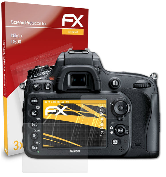 atFoliX FX-Antireflex Displayschutzfolie für Nikon D600