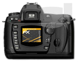 Panzerfolie atFoliX kompatibel mit Nikon D70, entspiegelnde und stoßdämpfende FX (3er Set)
