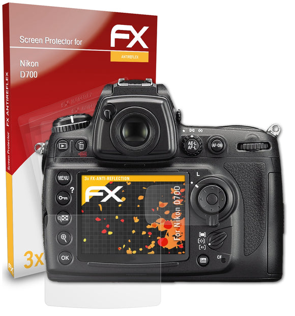 atFoliX FX-Antireflex Displayschutzfolie für Nikon D700