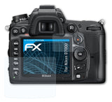 Schutzfolie atFoliX kompatibel mit Nikon D7000, ultraklare FX (3er Set)