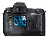Schutzfolie Bruni kompatibel mit Nikon D70s, glasklare (2er Set)