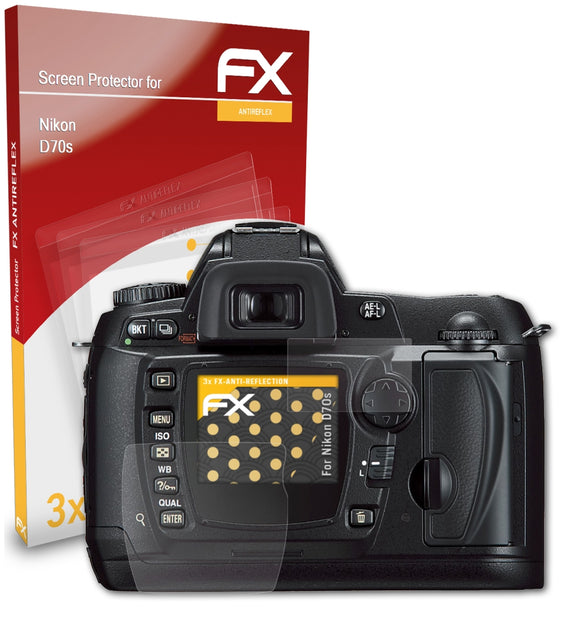 atFoliX FX-Antireflex Displayschutzfolie für Nikon D70s