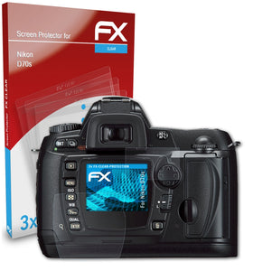 atFoliX FX-Clear Schutzfolie für Nikon D70s