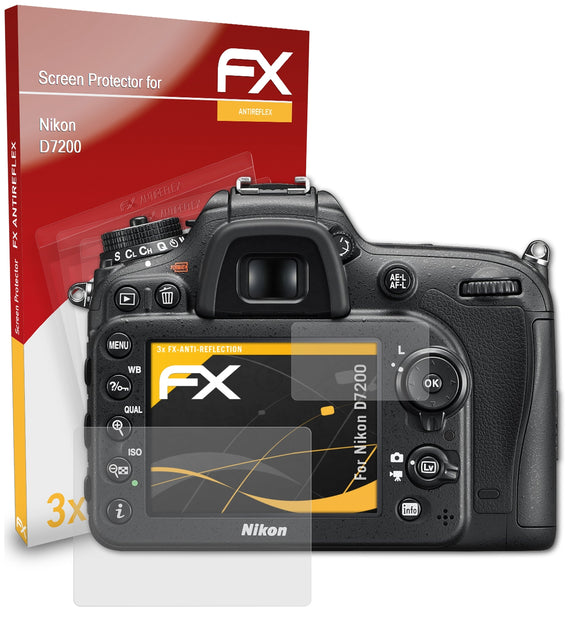 atFoliX FX-Antireflex Displayschutzfolie für Nikon D7200