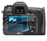 Schutzfolie atFoliX kompatibel mit Nikon D7200, ultraklare FX (3er Set)