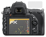 Panzerfolie atFoliX kompatibel mit Nikon D750, entspiegelnde und stoßdämpfende FX (3er Set)