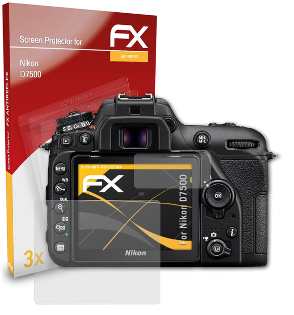 atFoliX FX-Antireflex Displayschutzfolie für Nikon D7500