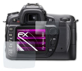 Glasfolie atFoliX kompatibel mit Nikon D80, 9H Hybrid-Glass FX (1er Set)