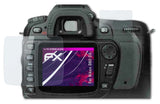 Glasfolie atFoliX kompatibel mit Nikon D80 DX, 9H Hybrid-Glass FX (1er Set)