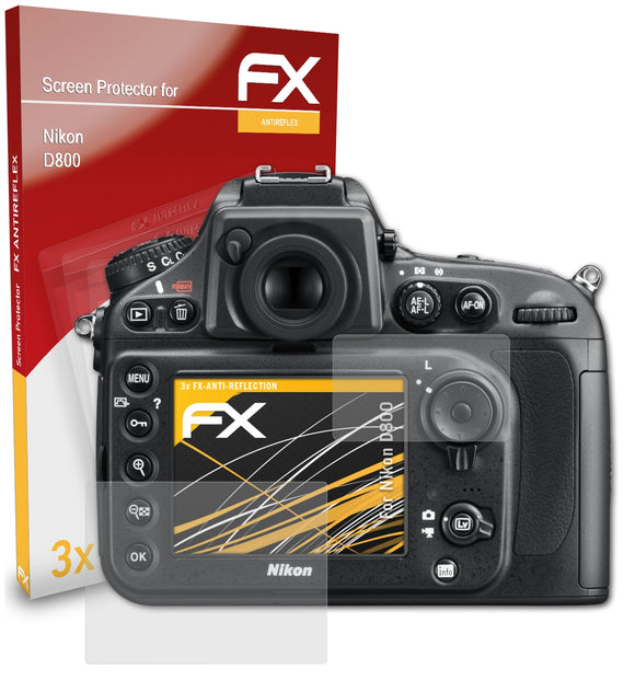 atFoliX FX-Antireflex Displayschutzfolie für Nikon D800