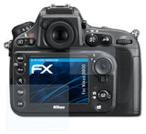 Schutzfolie atFoliX kompatibel mit Nikon D800, ultraklare FX (3er Set)