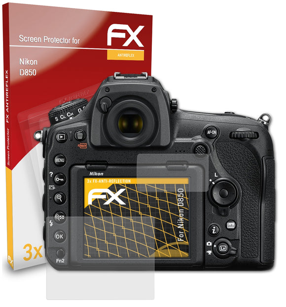 atFoliX FX-Antireflex Displayschutzfolie für Nikon D850