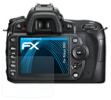 Schutzfolie atFoliX kompatibel mit Nikon D90, ultraklare FX (3er Set)