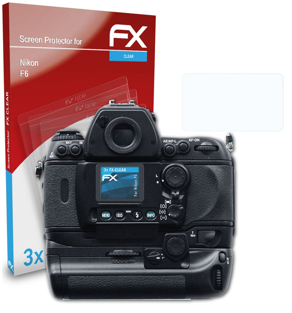 atFoliX FX-Clear Schutzfolie für Nikon F6