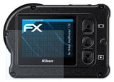 Schutzfolie atFoliX kompatibel mit Nikon KeyMission 170, ultraklare FX (3X)