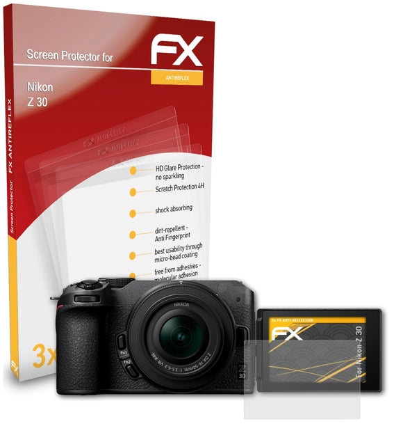 atFoliX FX-Antireflex Displayschutzfolie für Nikon Z 30