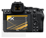 Panzerfolie atFoliX kompatibel mit Nikon Z 5, entspiegelnde und stoßdämpfende FX (3X)