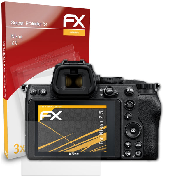 atFoliX FX-Antireflex Displayschutzfolie für Nikon Z 5