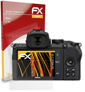 atFoliX FX-Antireflex Displayschutzfolie für Nikon Z 50