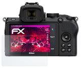 Glasfolie atFoliX kompatibel mit Nikon Z 50, 9H Hybrid-Glass FX
