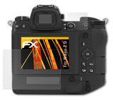 Panzerfolie atFoliX kompatibel mit Nikon Z 9, entspiegelnde und stoßdämpfende FX (3er Set)