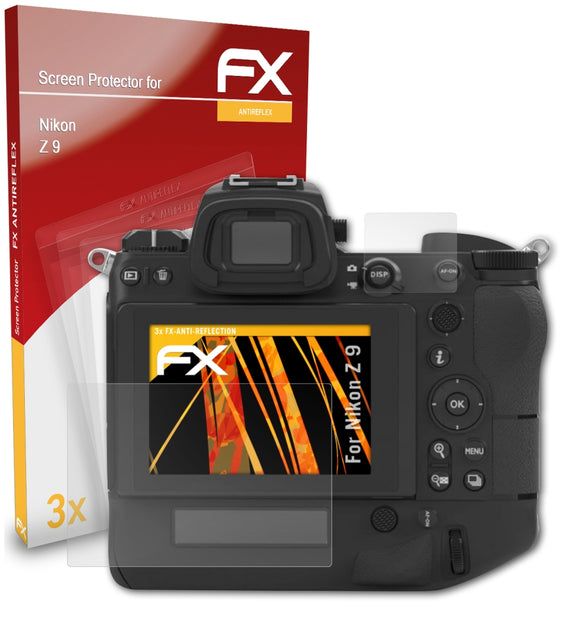 atFoliX FX-Antireflex Displayschutzfolie für Nikon Z 9