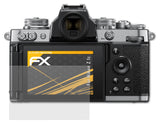 Panzerfolie atFoliX kompatibel mit Nikon Z fc, entspiegelnde und stoßdämpfende FX (3X)