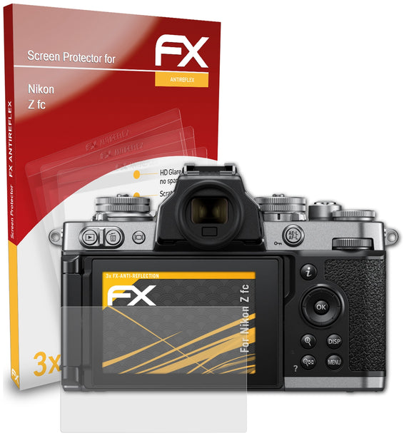 atFoliX FX-Antireflex Displayschutzfolie für Nikon Z fc