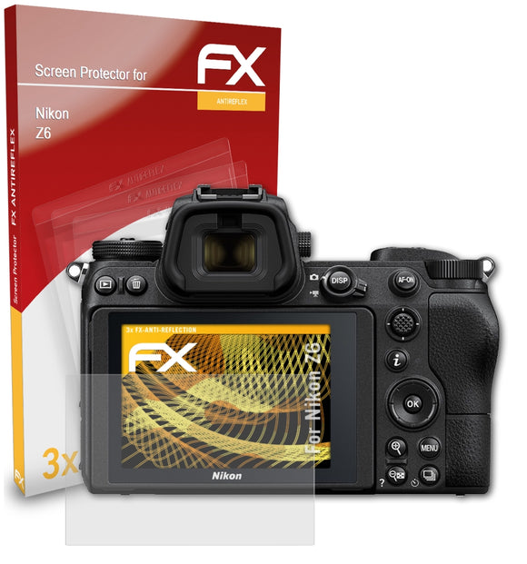 atFoliX FX-Antireflex Displayschutzfolie für Nikon Z6
