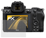 Panzerfolie atFoliX kompatibel mit Nikon Z6 II, entspiegelnde und stoßdämpfende FX (3X)