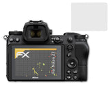 Panzerfolie atFoliX kompatibel mit Nikon Z7, entspiegelnde und stoßdämpfende FX (3er Set)