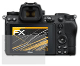 Panzerfolie atFoliX kompatibel mit Nikon Z7 II, entspiegelnde und stoßdämpfende FX (3X)