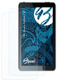 Schutzfolie Bruni kompatibel mit Ninetec Platinum 7 G2, glasklare (2X)