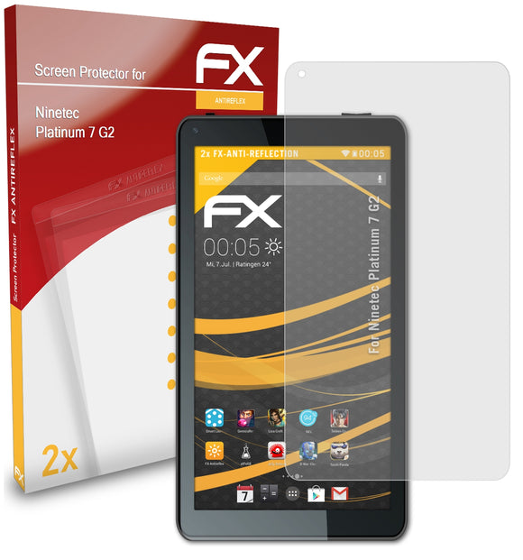 atFoliX FX-Antireflex Displayschutzfolie für Ninetec Platinum 7 G2