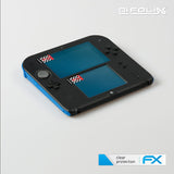 Schutzfolie atFoliX kompatibel mit Nintendo 2DS, ultraklare FX (3er Set)