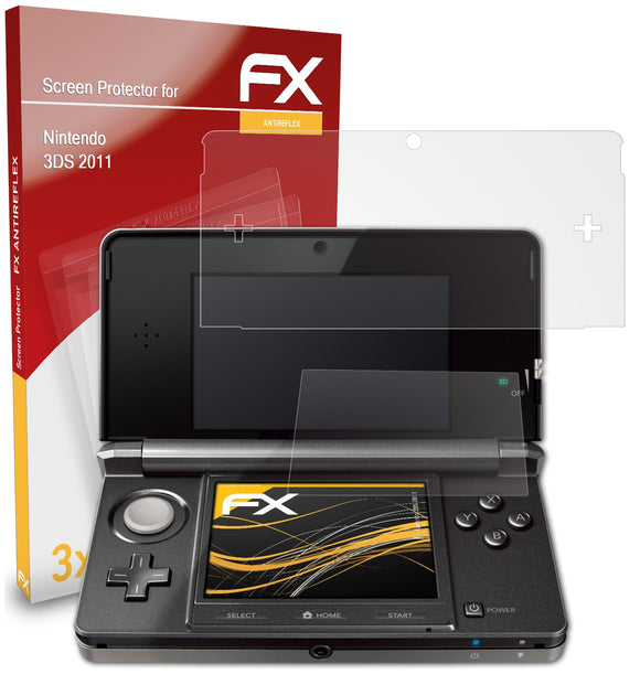 atFoliX FX-Antireflex Displayschutzfolie für Nintendo 3DS (2011)
