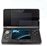 Schutzfolie atFoliX kompatibel mit Nintendo 3DS 2011, ultraklare FX (3er Set)