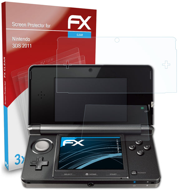 atFoliX FX-Clear Schutzfolie für Nintendo 3DS (2011)