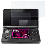 Glasfolie atFoliX kompatibel mit Nintendo 3DS 2011, 9H Hybrid-Glass FX (1er Set)