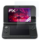 Glasfolie atFoliX kompatibel mit Nintendo 3DS XL 2012, 9H Hybrid-Glass FX (1er Set)