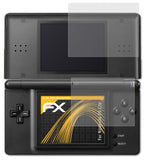 Panzerfolie atFoliX kompatibel mit Nintendo DS-Lite, entspiegelnde und stoßdämpfende FX (3er Set)