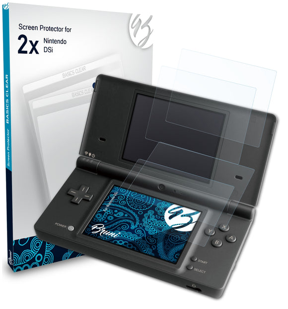 Bruni Basics-Clear Displayschutzfolie für Nintendo DSi