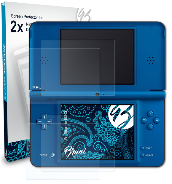 Bruni Basics-Clear Displayschutzfolie für Nintendo DSi XL