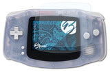 Schutzfolie Bruni kompatibel mit Nintendo Game Boy Advance, glasklare (2X)